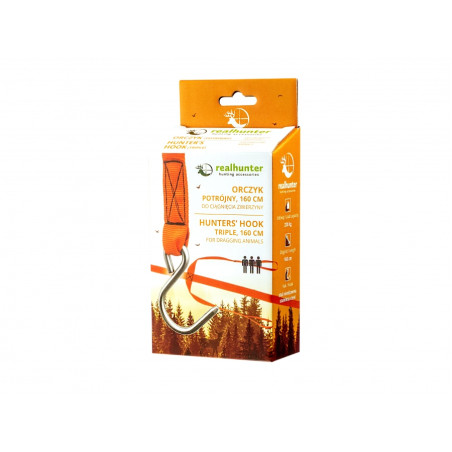 Orczyk potrójny RealHunter do ciągnięcia zwierzyny