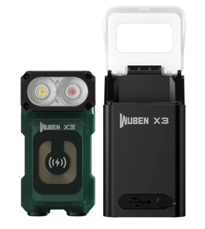 Latarka WUBEN X3 PRO Zielona