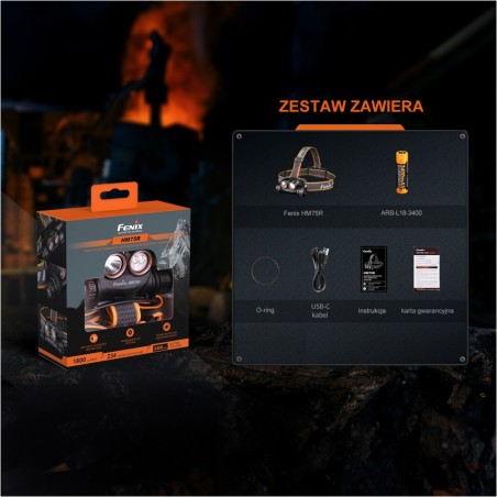 Fenix HM75R SE latarka czołowa 1600 lm