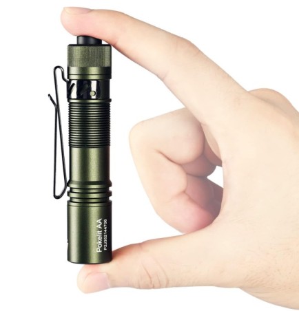 Latarka ACEBEAM Pokelit AA 5000K zielona 550 lm