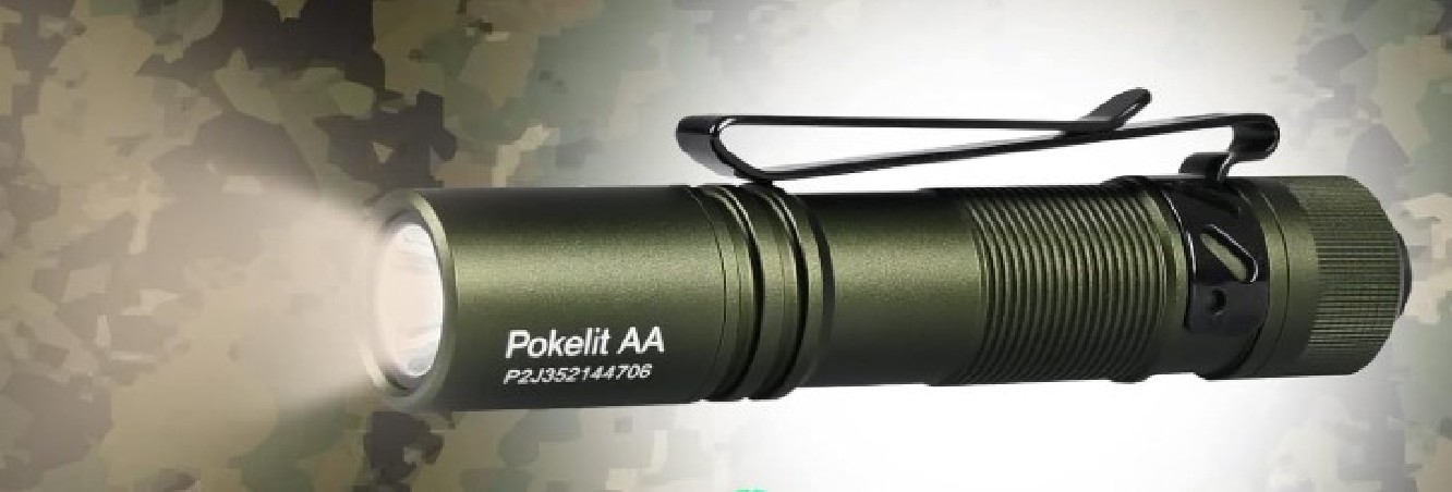 Latarka ACEBEAM Pokelit AA 5000K zielona 550 lm