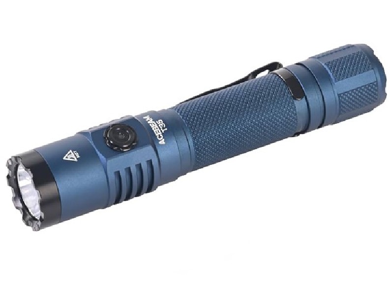 Tactical LED flashlight ACEBEAM T35 - 1600lm, 5000K, Blue