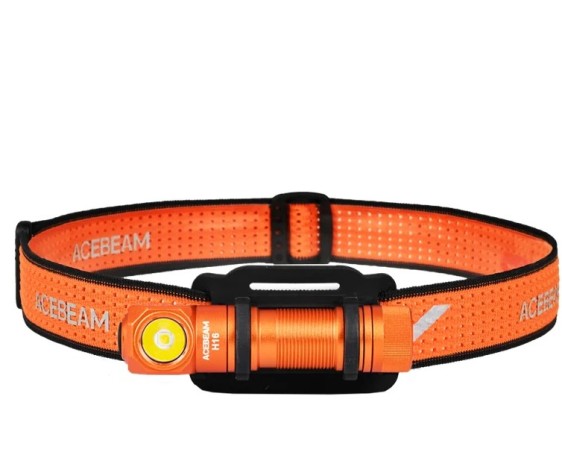 ACEBEAM H16 latarka czołowa 650 lm CRI90 5000K pomarańczowa