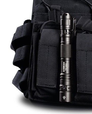 Latarka ACEBEAM TAC 2AA 6500K 1600 lm 181 m Czarna