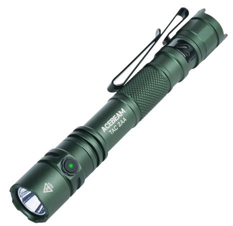 Latarka ACEBEAM TAC 2AA 1600 lm 181 m zielona