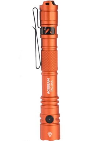 Latarka ACEBEAM TAC 2AA 1600 lm 6500K pomarańczowa