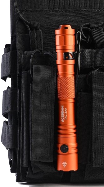 Latarka ACEBEAM TAC 2AA 1600 lm 6500K pomarańczowa