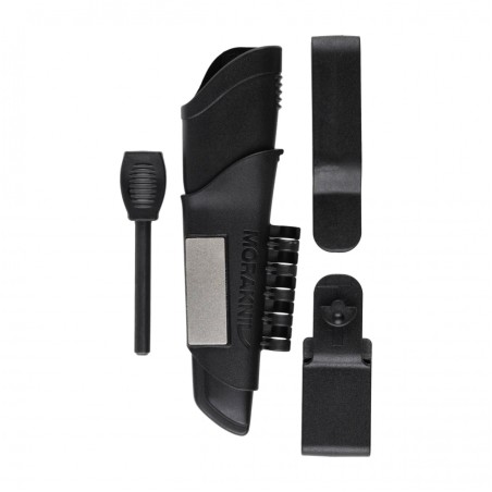 Nóż Morakniv Bushcraft Survival Czarny - Stal Węglowa