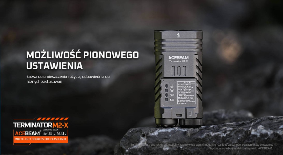 Acebeam Terminator M2-X 3200 lm 6500K zielona