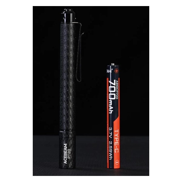 ACEBEAM PT20 500 lm 80 m 6500K srebrna