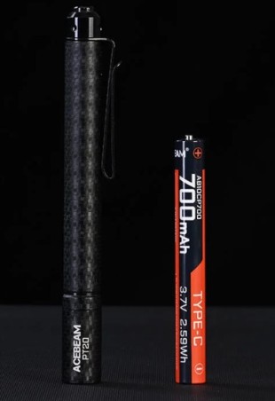 ACEBEAM PT20 500 lm 80 m 6500K srebrna