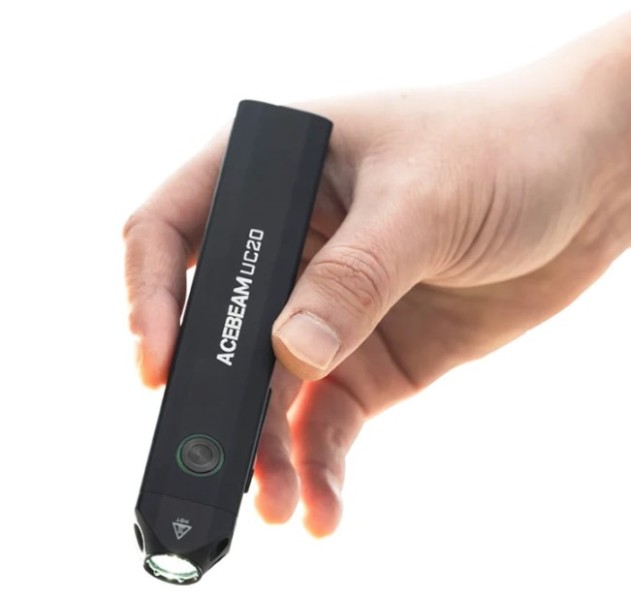Latarka ACEBEAM UC20 białe czerwone i UV 1000 lm 220 m