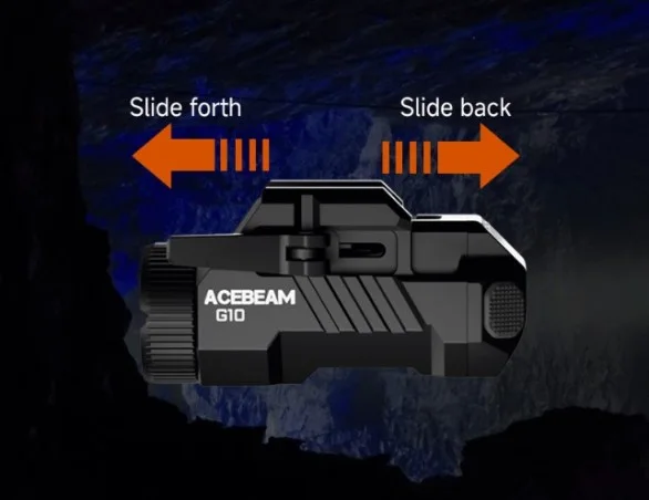 Latarka diodowa ACEBEAM UC20 Światło Białe Czerwone UV - 1000lm