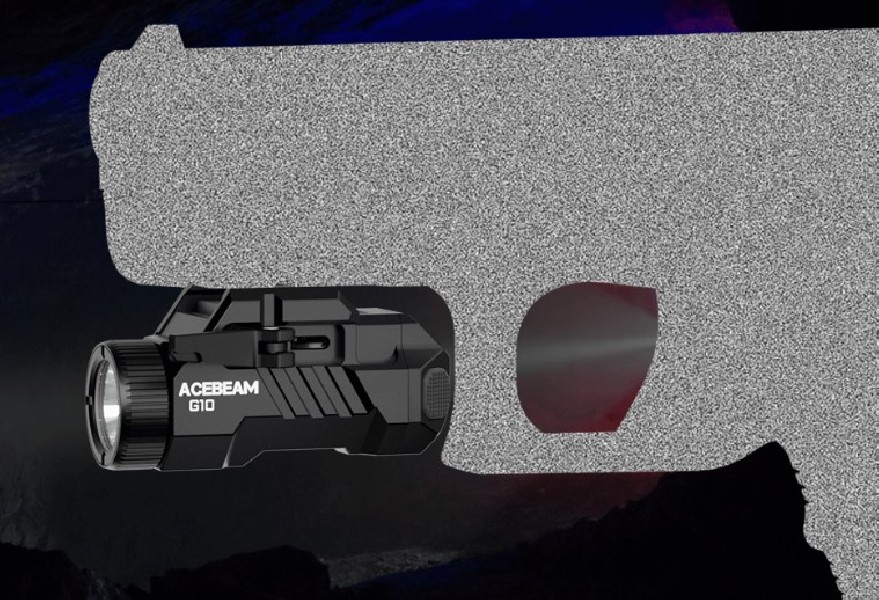 Latarka ACEBEAM G10 na broń 600 lm 200 m