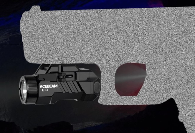 Latarka ACEBEAM G10 na broń 600 lm 200 m