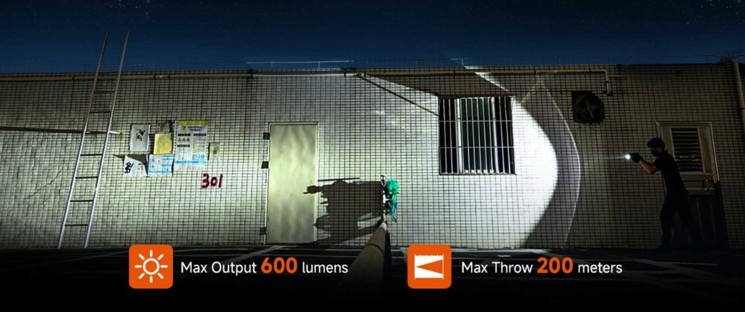 Latarka ACEBEAM G10 na broń 600 lm 200 m