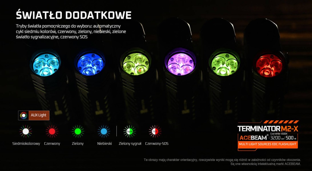 ACEBEAM Terminator M2-X MAO 5000K 2000lm 500m