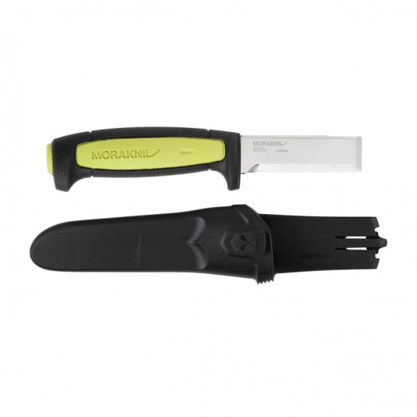 Nóż Morakniv Chisel - stal węglowa, pochewka w zestawie