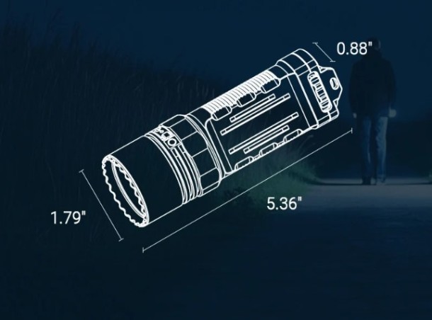 ACEBEAM X20 latarka taktyczna 10000 lm 440 m 6500K