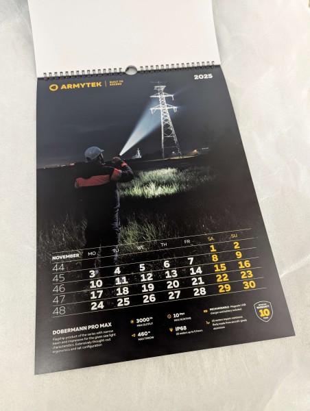 Kalendarz Armytek 2025