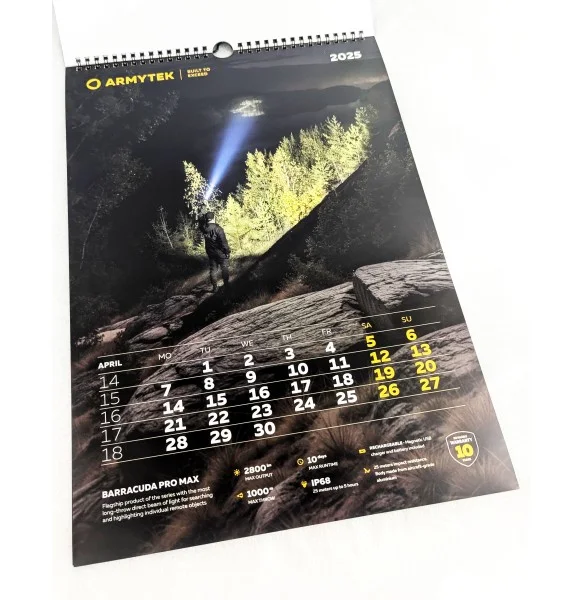 Kalendarz Armytek 2025 - Planowanie z 2max.pl