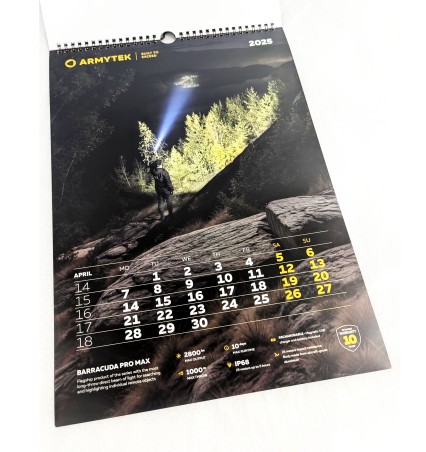 Kalendarz Armytek 2025