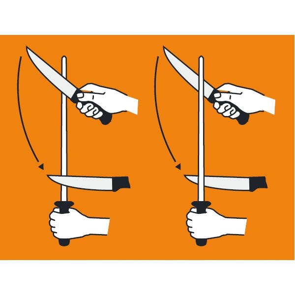 Stalka diamentowa SHARPI 25 cm #600 do noży