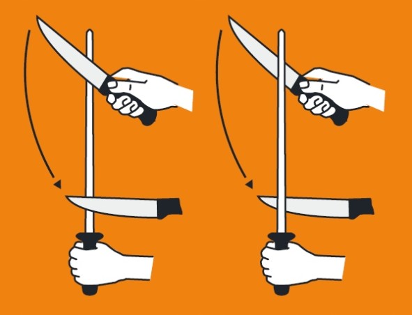 Stalka diamentowa SHARPI 25 cm #600 do noży