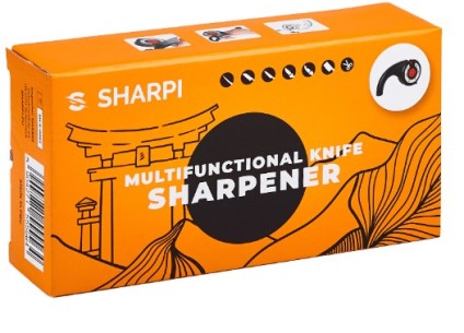 Ostrzałka SHARPI Diamentowa 6in1 360 do noży i nożyczek 2