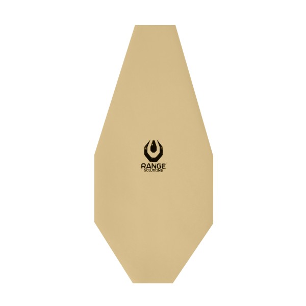 Zaklejki Range Solutions Alpha IPSC brązowe 50 szt.