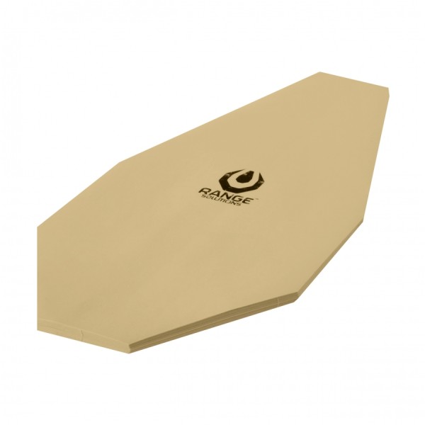 Zaklejki Range Solutions Alpha IPSC brązowe 50 szt.