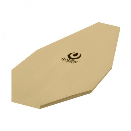 Zaklejki Range Solutions Alpha IPSC brązowe 50 szt.