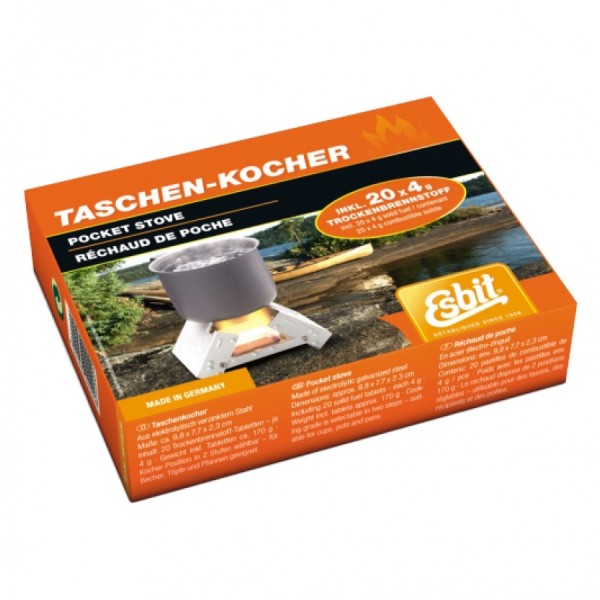 Kuchenka turystyczna Esbit mała (20x4 g)