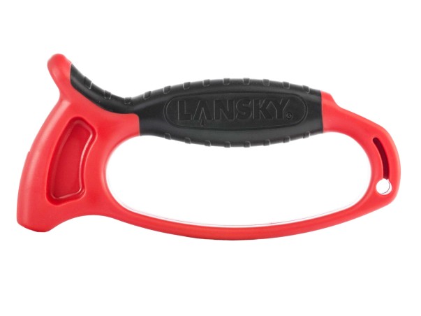 Polimerowa ostrzałka do noży Lansky LSTCN Czerwona
