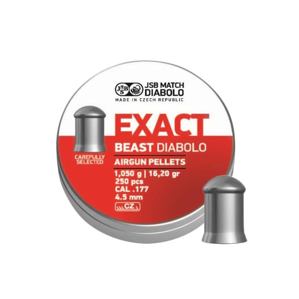 Śrut diabolo JSB Exact Beast 4,52 mm 250 szt.