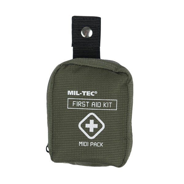 Apteczka Mil-Tec Midi oliwkowa z wyposażeniem