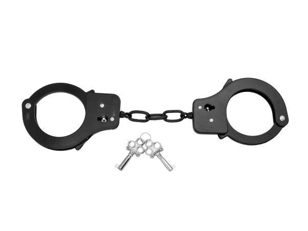 Kajdanki MFH czarne, stal nierdzewna