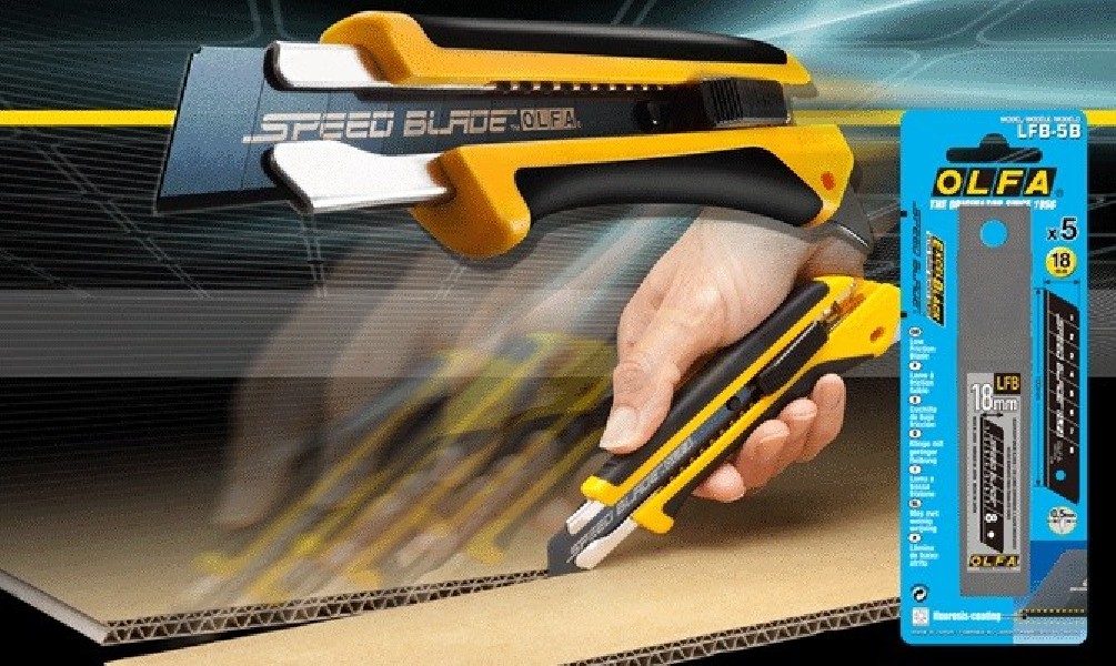 OLFA LFB-5B ostrza 18 mm pokryte fluorem 5 szt