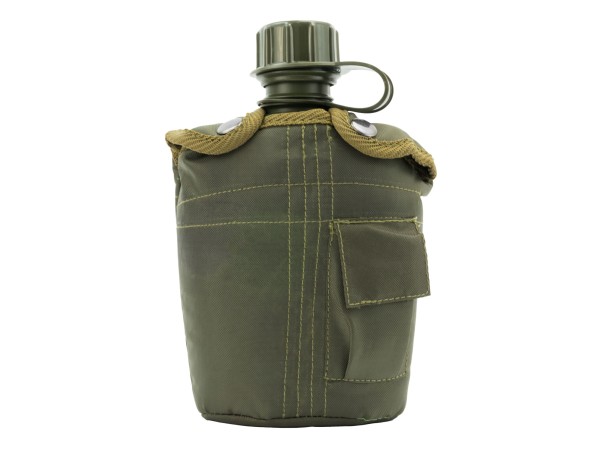 Manierka w pokrowcu MFH 1L - Oliwkowa