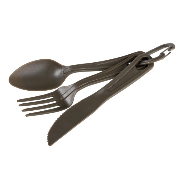 Niezbędnik Mil-Tec Lexan oliwkowy z karabińczykiem