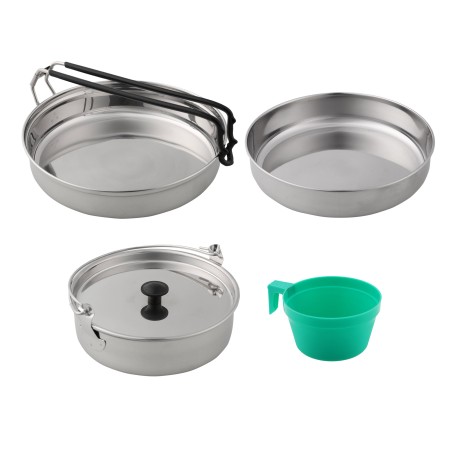 Zestaw naczyń turystycznych Mil-Tec 1-osobowy