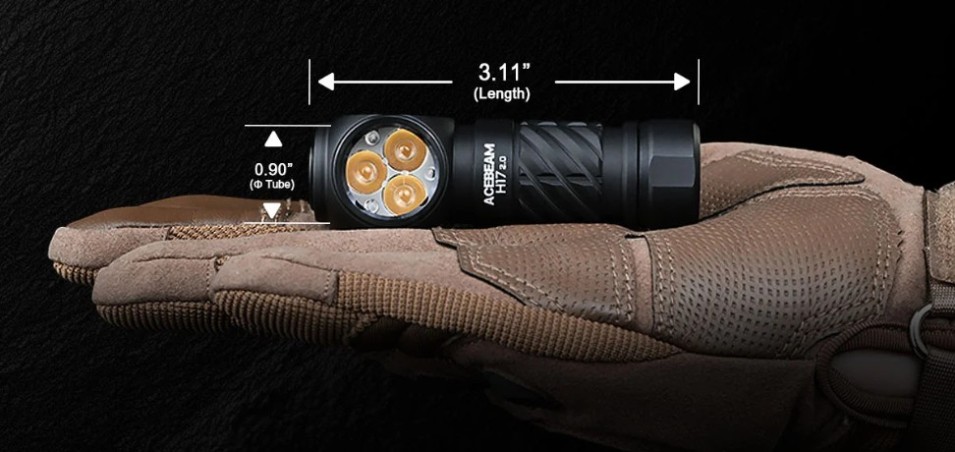 Acebeam H17 2.0 latarka czołowa 4000K 2000 lm