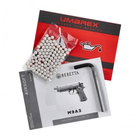 Pistolet replika ASG Beretta M92 A3 FDE Blow-Back 6 mm