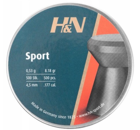 Śrut H&N Sport Glatt 4,5 mm, 500 szt.