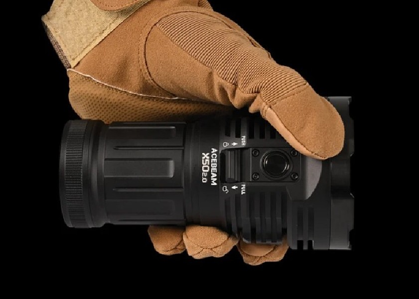 Latarka ACEBEAM X50 2.0 6500K 45000 lm czarna