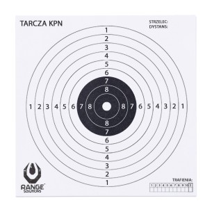 Tarcze Range Solutions KPN 14x14 cm, 100 szt