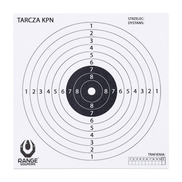 Tarcze Range Solutions KPN 14x14 cm, 100 szt