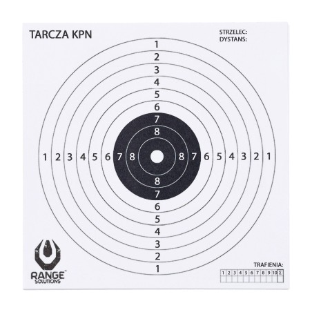 Tarcze Range Solutions KPN 14x14 cm, 100 szt