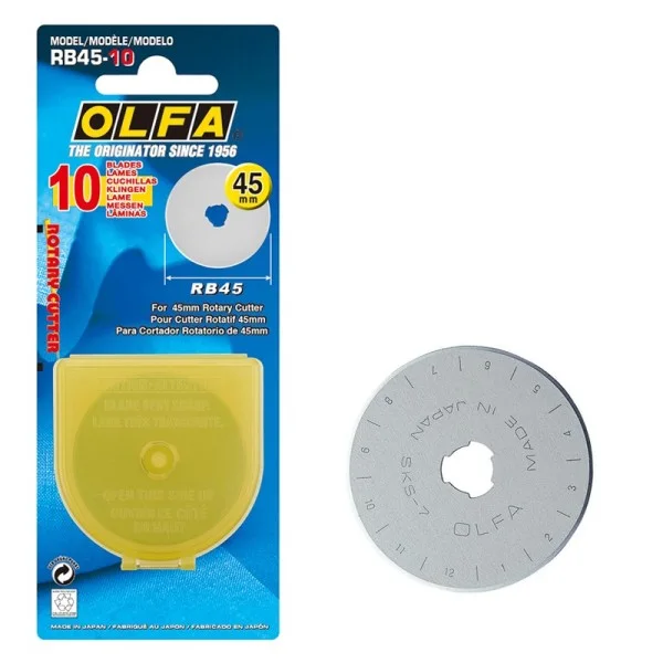 Ostrza krążkowe 45mm OLFA RB45-10 - 10szt