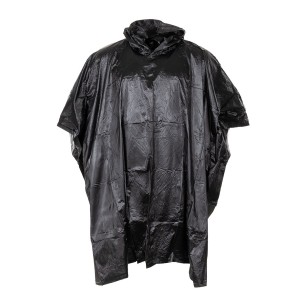 Poncho Peleryna Przeciwdeszczowa MFH Czarne